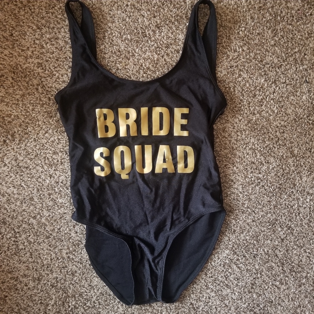 Bride Squad Bathing Suit